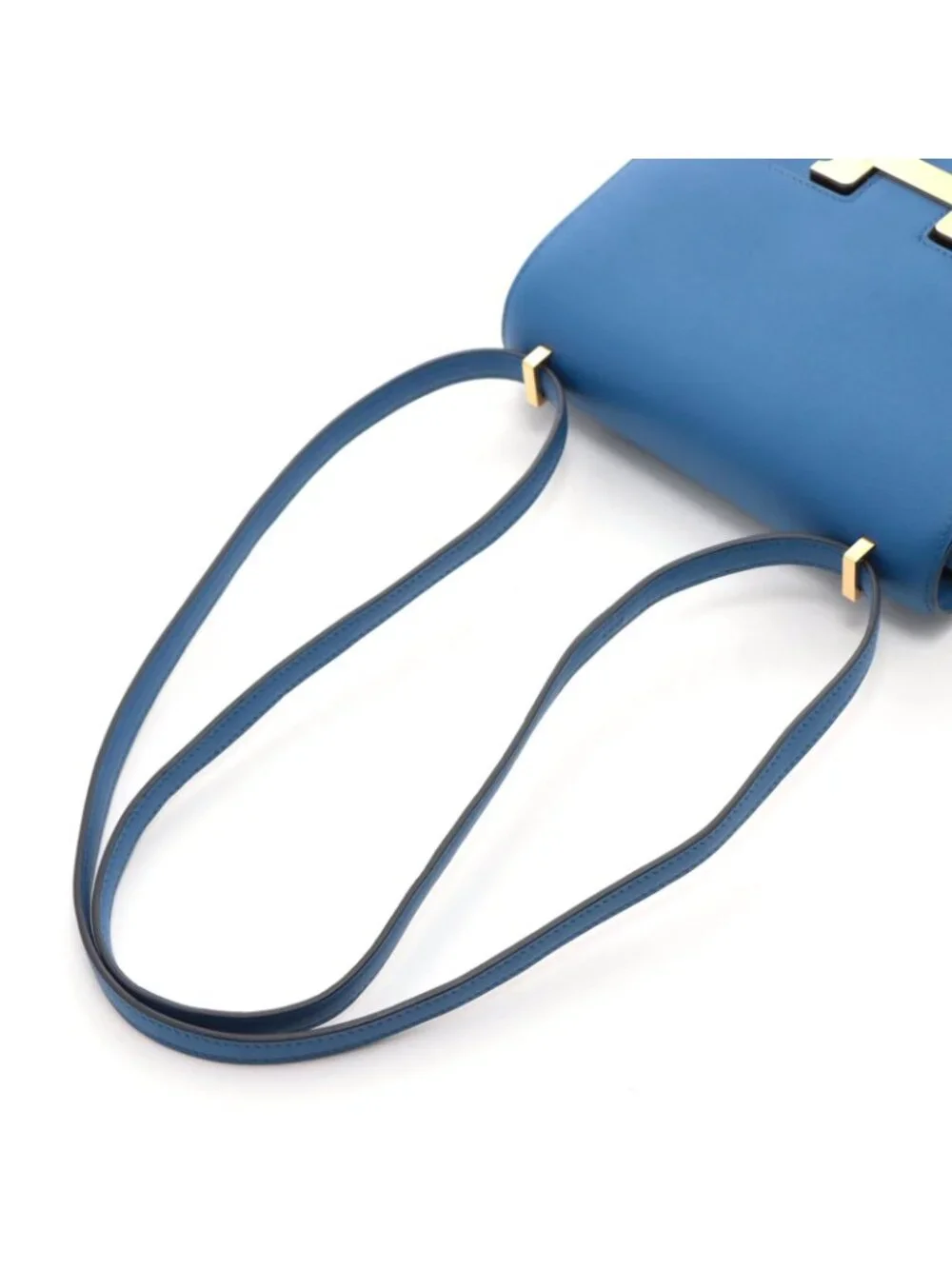 Hermes Constance 18 Miroir Blue France Shoulder Bag Veau Swift